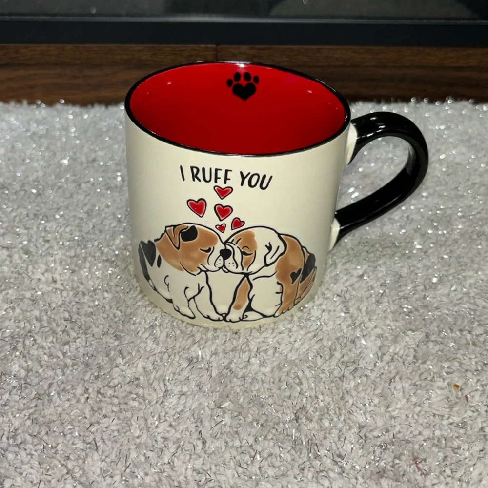 Valentine Day “I Ruff You” mug!